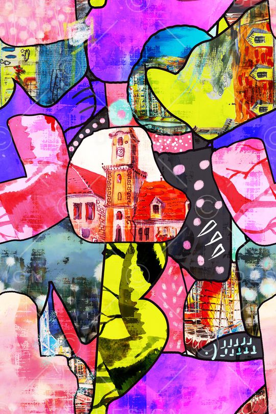 几何印花华亿平台图片