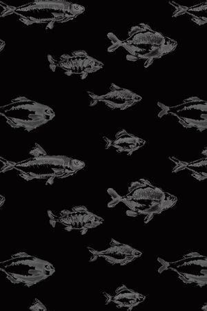 黑白华亿平台印花华亿平台图片