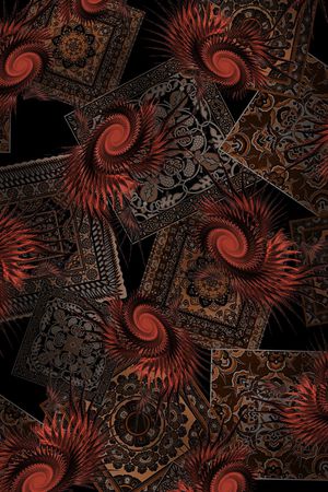 几何印花华亿平台图片