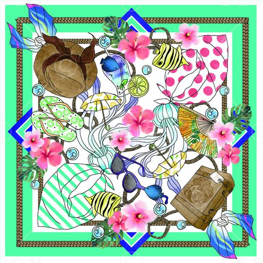 几何印花华亿平台图片