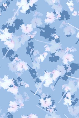 抽象花卉印花华亿平台图片