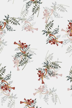 绿植树叶印花华亿平台图片