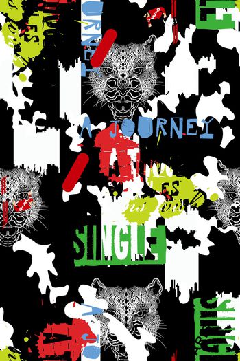 几何印花华亿平台图片