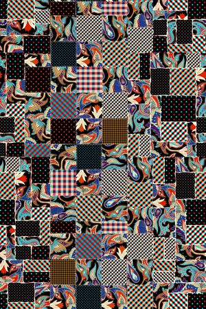 几何印花华亿平台图片