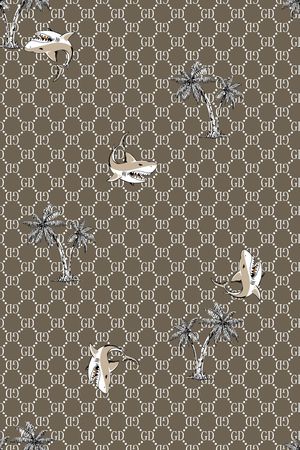 椰子树印花华亿平台图片