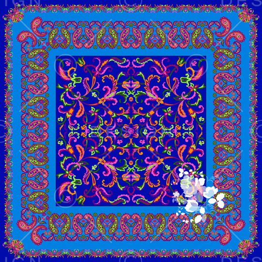 几何印花华亿平台图片