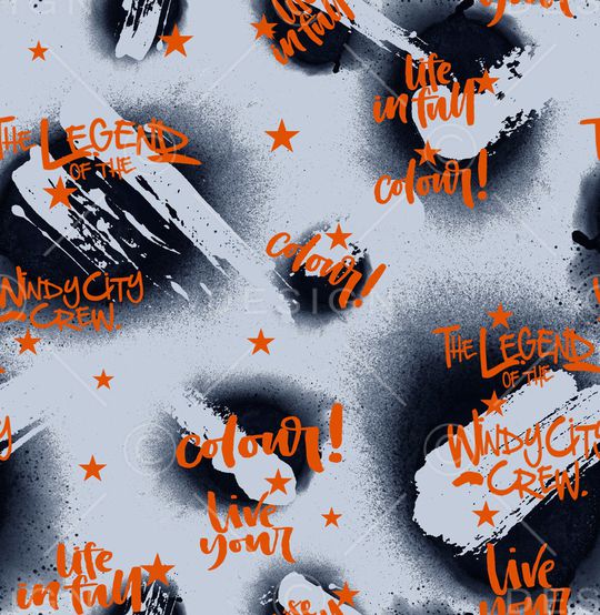 涂鸦印花华亿平台图片