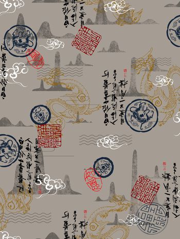 龙印花华亿平台图片