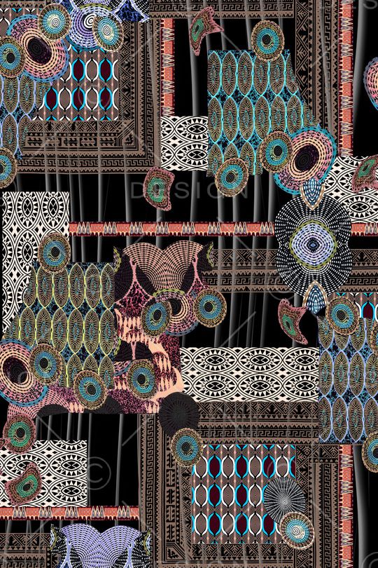 几何印花华亿平台图片