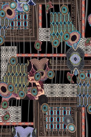 几何印花华亿平台图片