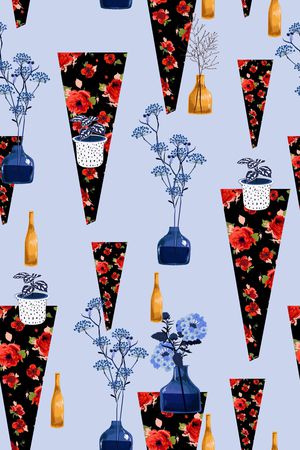 几何印花华亿平台图片