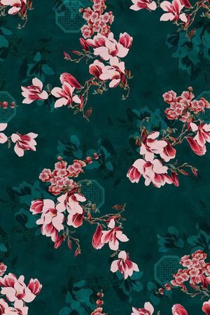 玉兰花印花华亿平台图片