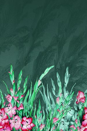 女装定位花印花华亿平台图片