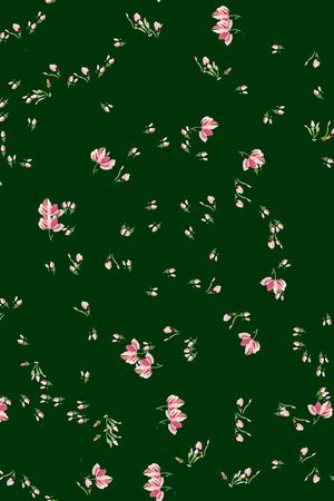 绿植树叶印花华亿平台图片