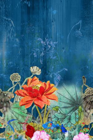 女装定位花印花华亿平台图片