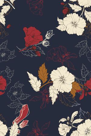 彩底花卉印花华亿平台图片