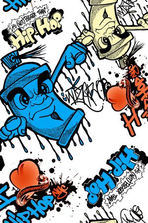 涂鸦印花华亿平台图片