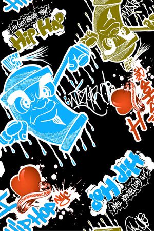 涂鸦印花华亿平台图片