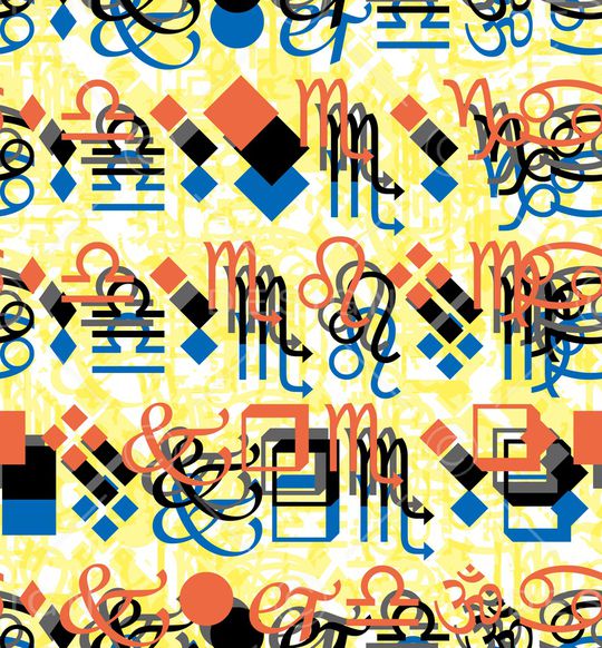 几何印花华亿平台图片