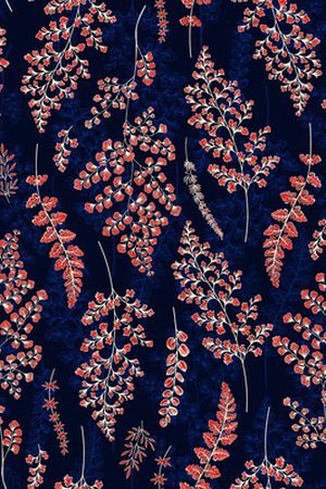 绿植树叶印花华亿平台图片