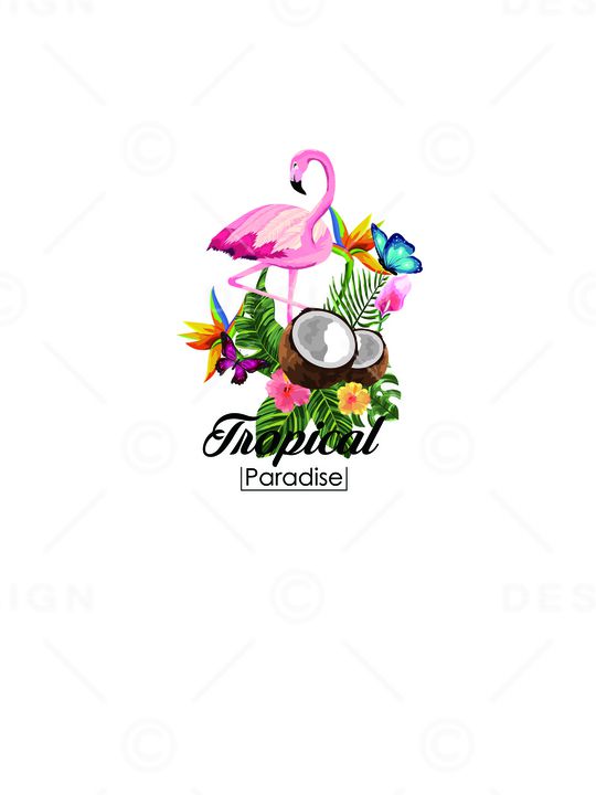 火烈鸟印花华亿平台图片