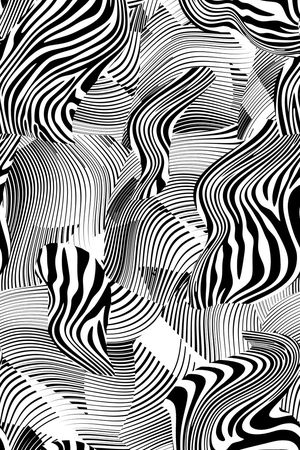 斑马纹印花华亿平台图片