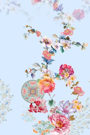 定位花印花华亿平台图片