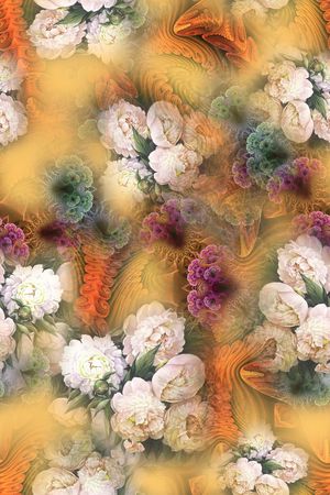 连衣裙印花华亿平台图片