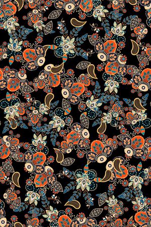 连衣裙印花华亿平台图片