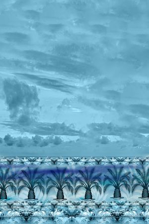 几何印花华亿平台图片