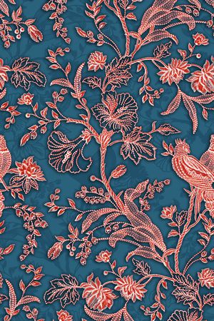 绿植树叶印花华亿平台图片