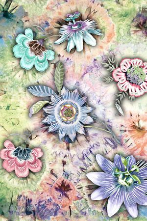 绿植树叶印花华亿平台图片