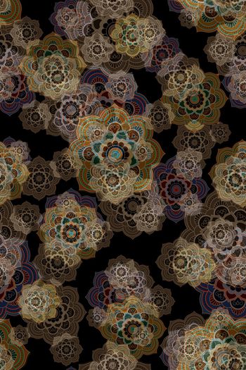 民族风印花华亿平台图片