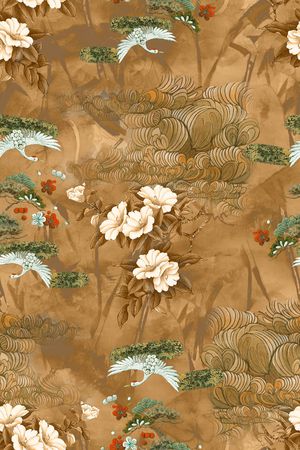 香云纱印花华亿平台图片