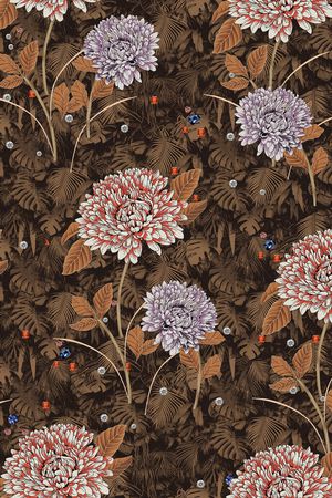 绿植树叶印花华亿平台图片