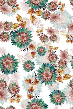 绿植树叶印花华亿平台图片