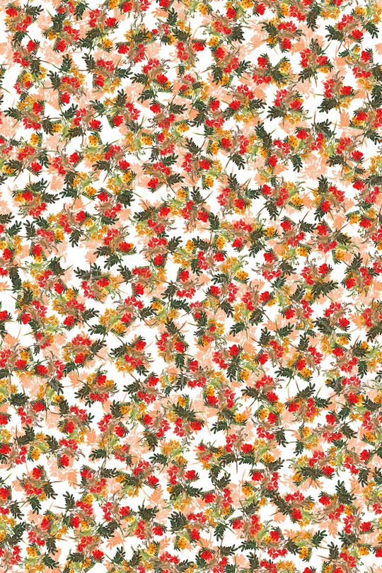 绿植树叶印花华亿平台图片