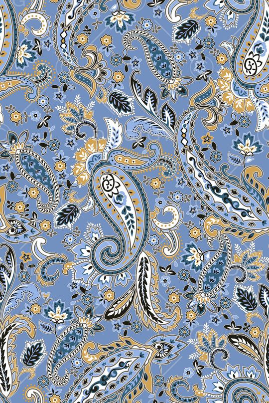 佩斯利印花华亿平台图片