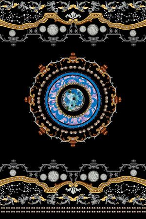 几何印花华亿平台图片