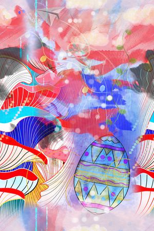 几何印花华亿平台图片