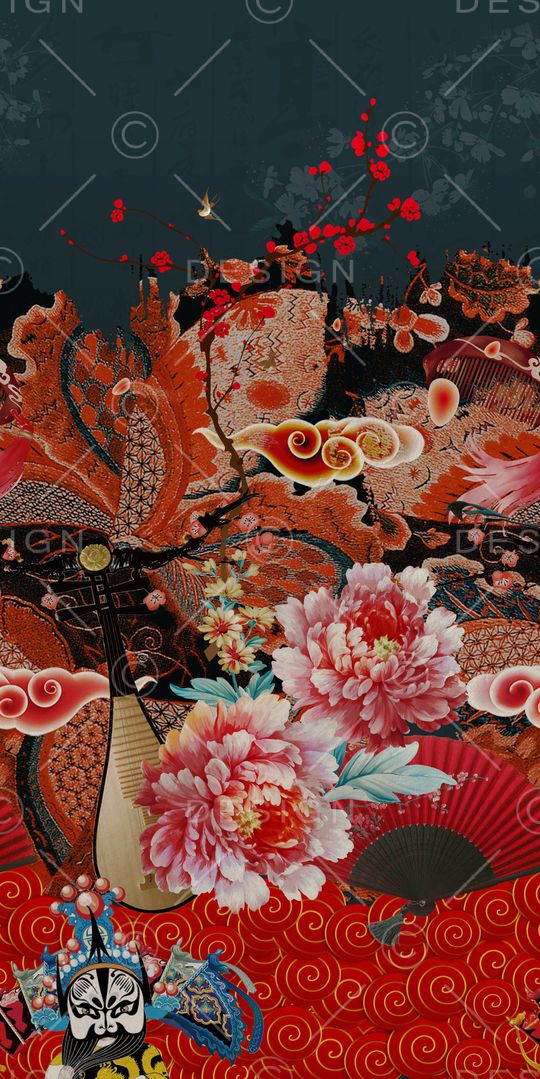 女装定位花印花华亿平台图片