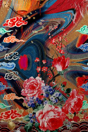 女装定位花印花华亿平台图片