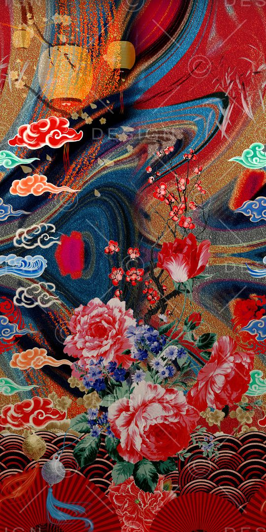 女装定位花印花华亿平台图片