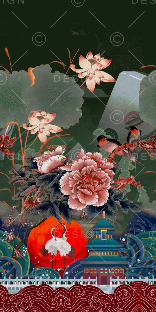 女装定位花印花华亿平台图片