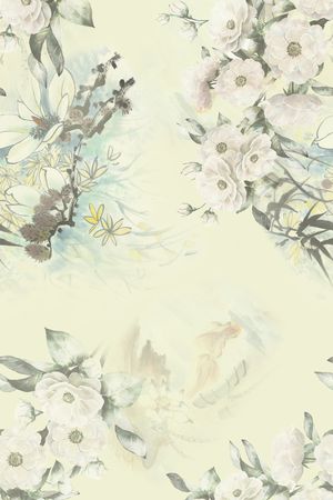 旗袍印花华亿平台图片