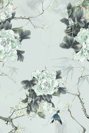 旗袍印花华亿平台图片