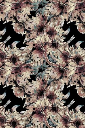 复古印花华亿平台图片