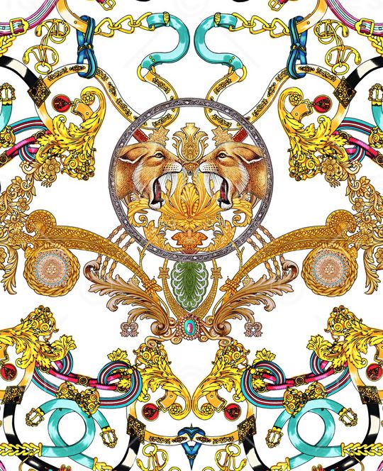 动物头印花华亿平台图片