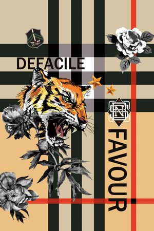 民族花卉印花华亿平台图片