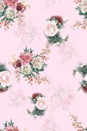 连衣裙印花华亿平台图片